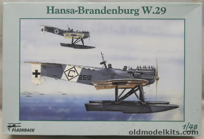 Flashback 1/48 Hansa-Brandenburg W-29 - (W.29 W29), KLH8919 plastic model kit